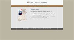 Desktop Screenshot of pinecreekpartners.com